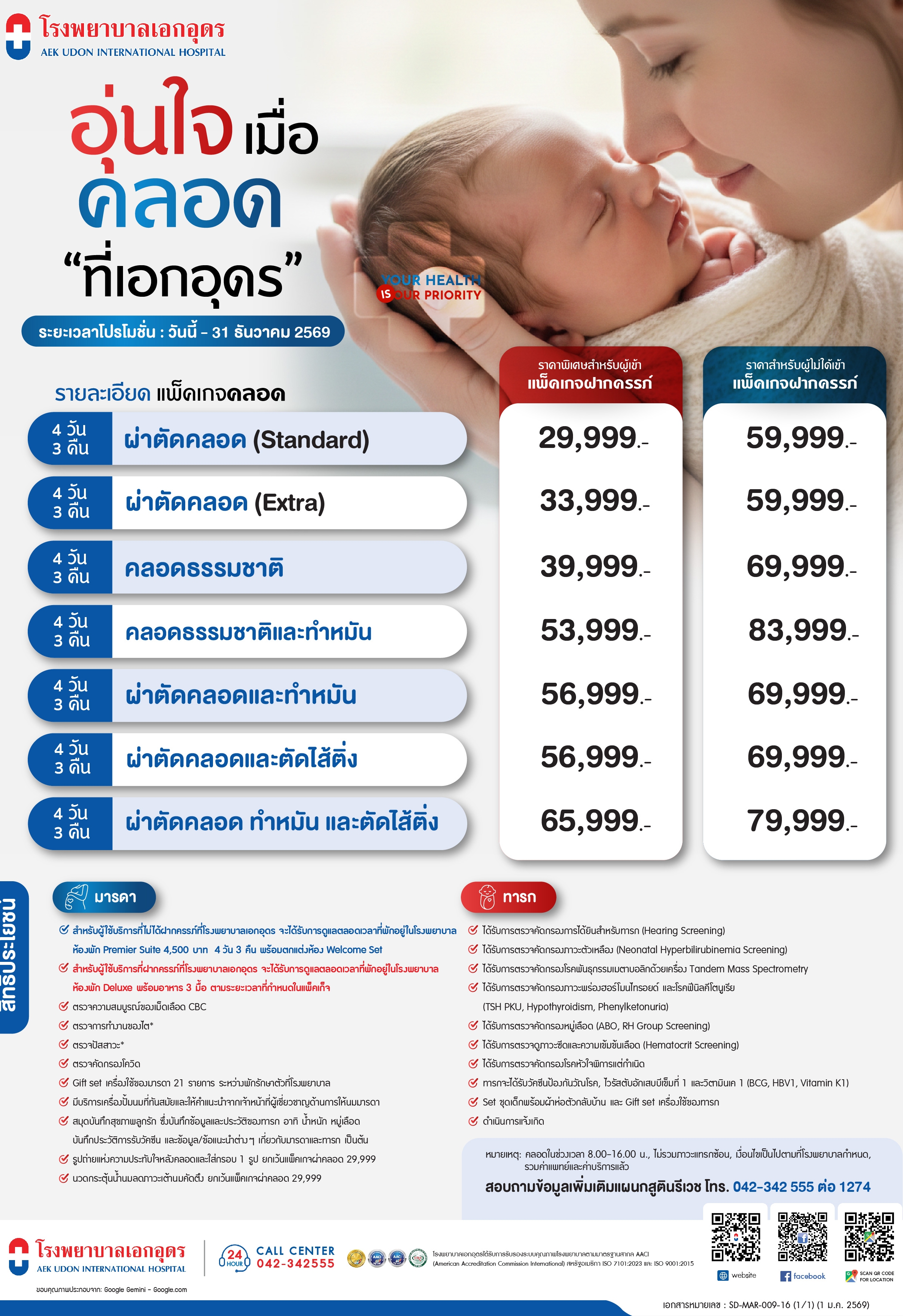 แพคเกจคลอด