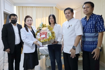 เข้าเยี่ยมให้กำลังใจนักเรียน